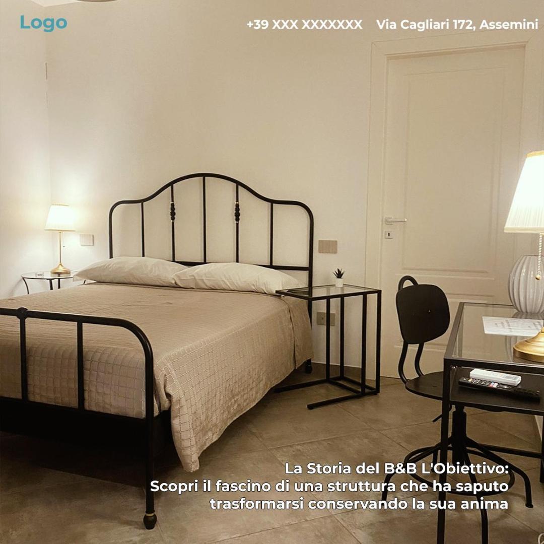 L'Obiettivo Hotel Асемини Екстериор снимка